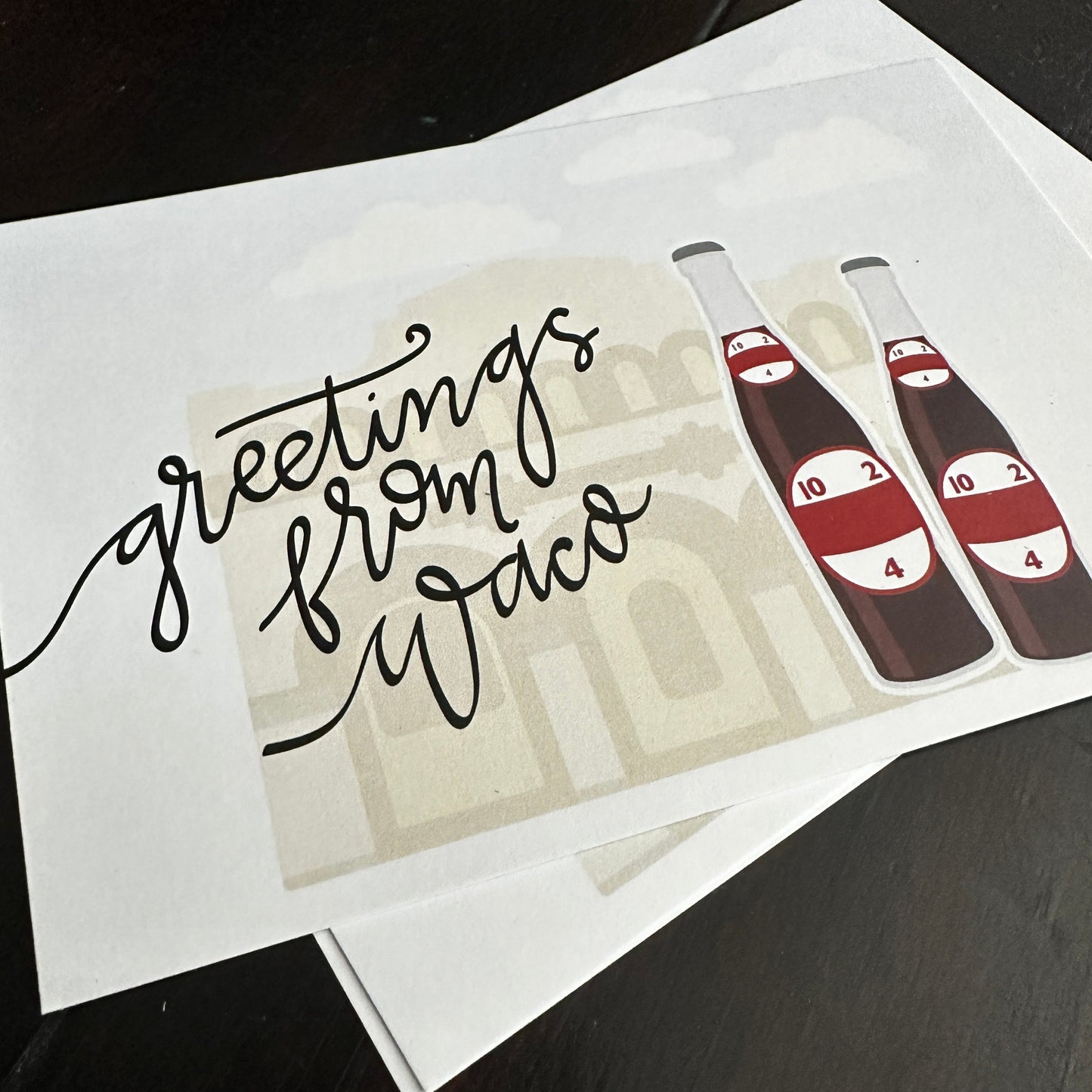 waco dr. pepper museum postcard