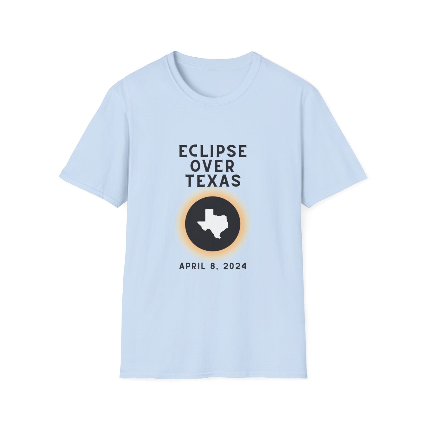 blue texas solar eclipse shirt
