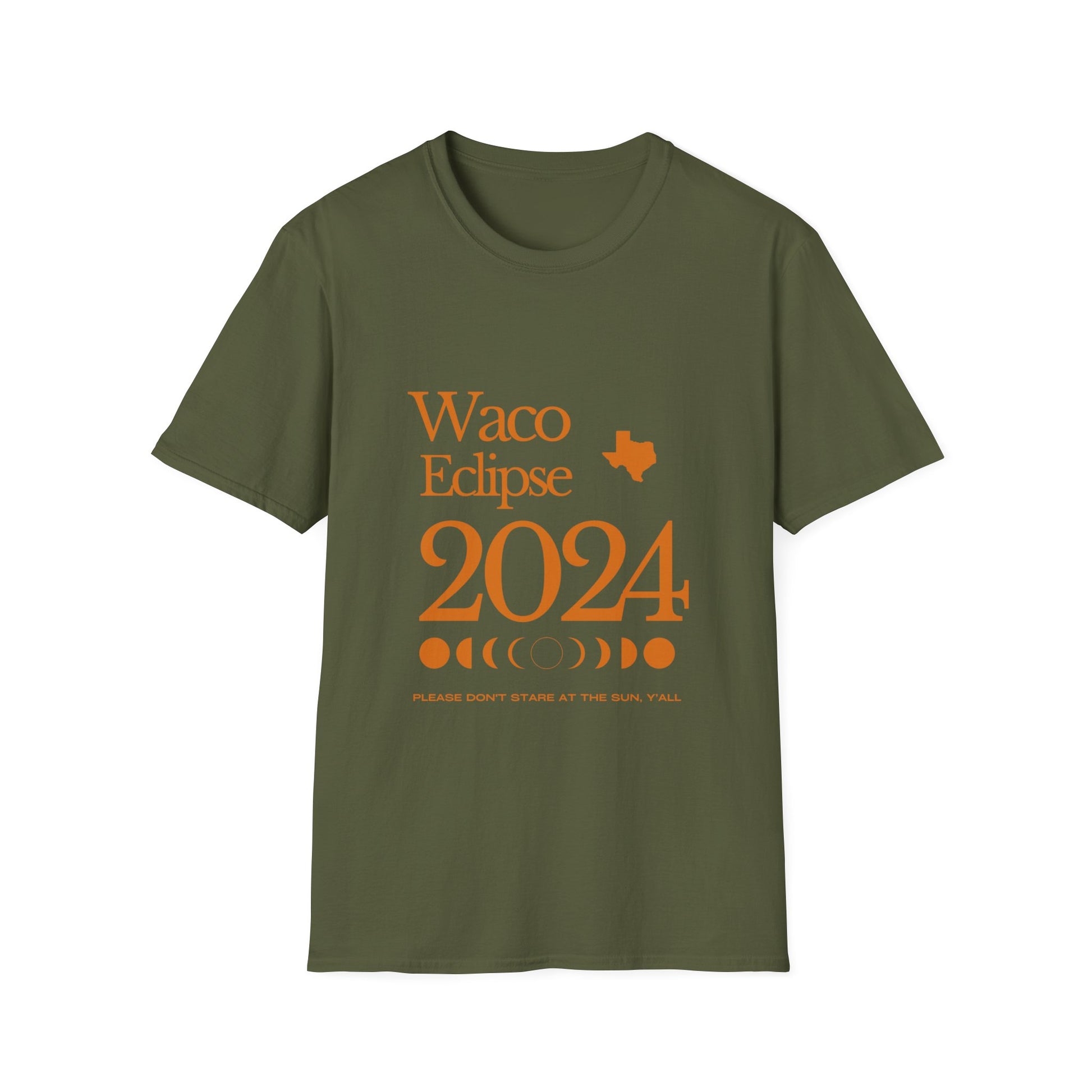 green waco solar eclipse shirt