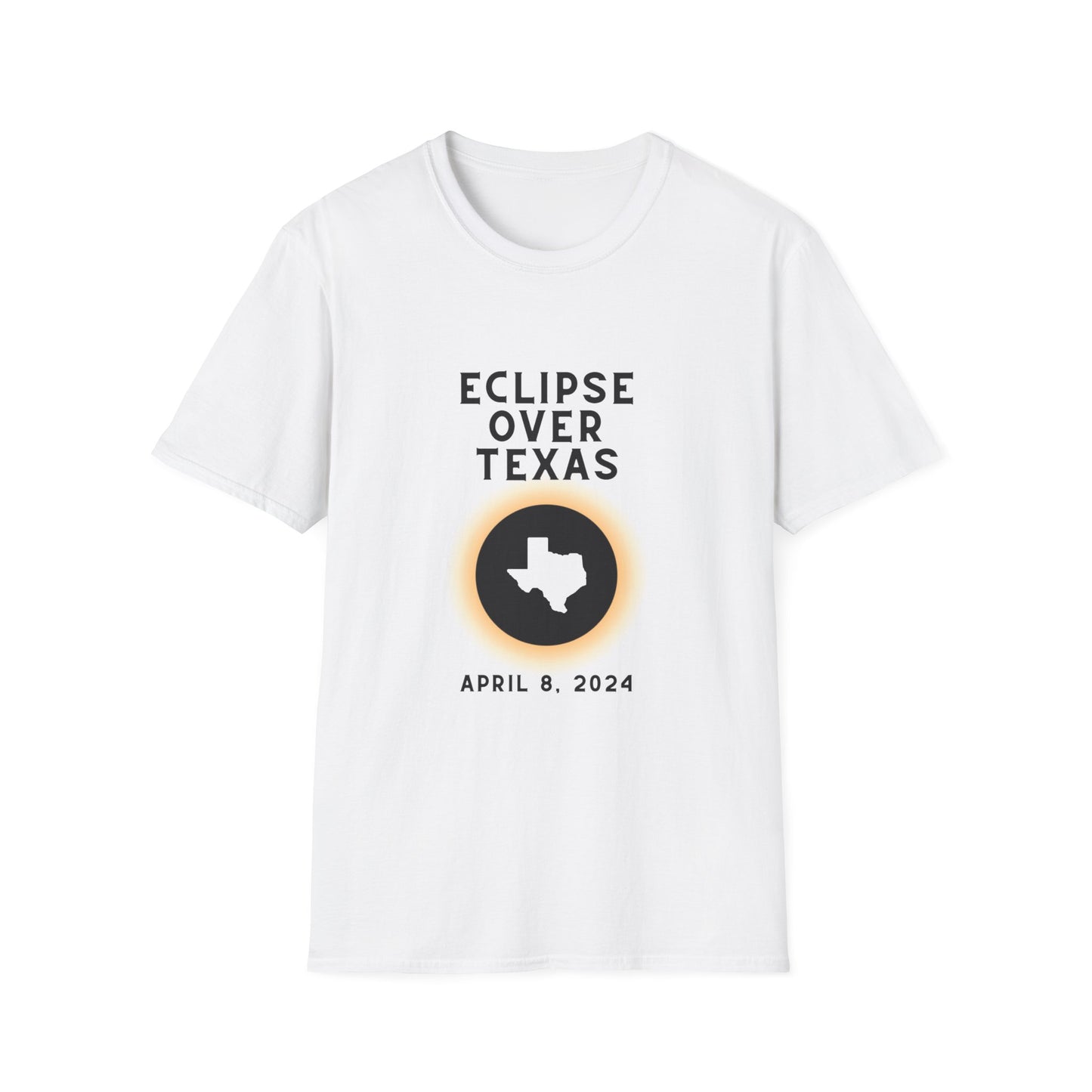 Eclipse Over Texas T-Shirt for the Total Solar Eclipse