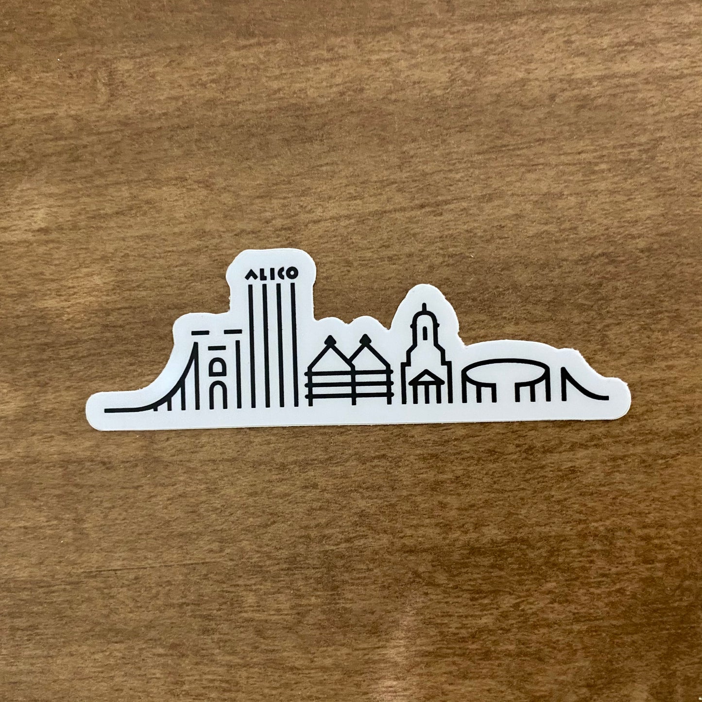 waco skyline sticker