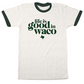 waco t shirt vintage style green