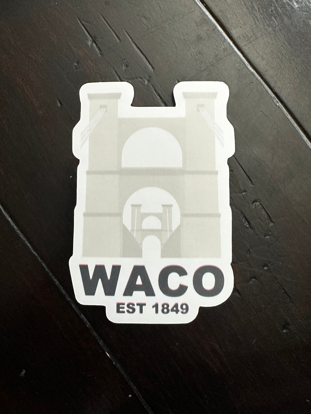 Waco Suspension Bridge Sticker