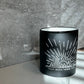 waco skyline graphic on coffee mug black